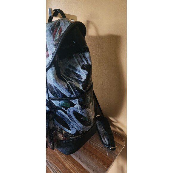 COACH MINT + SERF CARRIAGE BACKPACK Black Multicolor Graffiti Unisex CD676 NWT main image 4